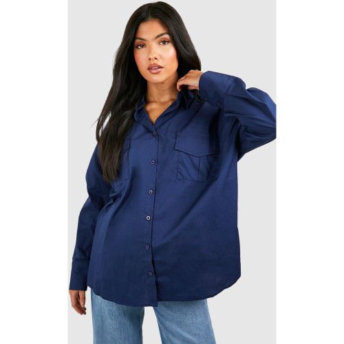Maternité - Chemise De Grossesse Oversize Utilitaire - 36 - boohoo - Modalova
