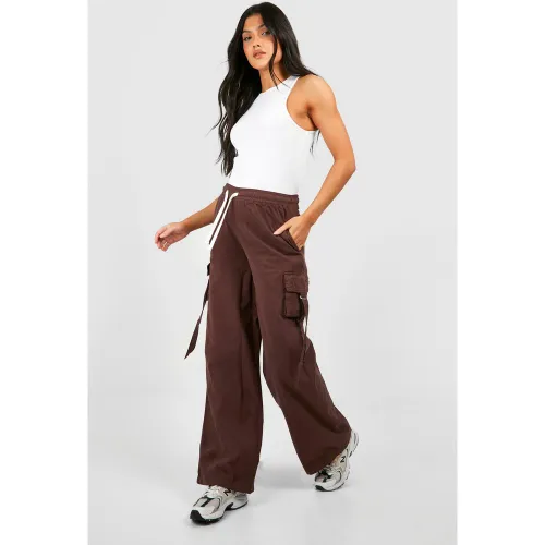 Maternité - Pantalon De Grossesse Cargo Large En Velours Côtelé - 36 - boohoo - Modalova