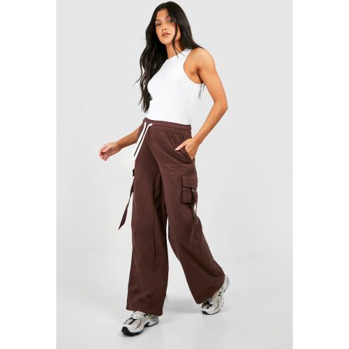 Maternité - Pantalon De Grossesse Cargo Large En Velours Côtelé - 38 - boohoo - Modalova