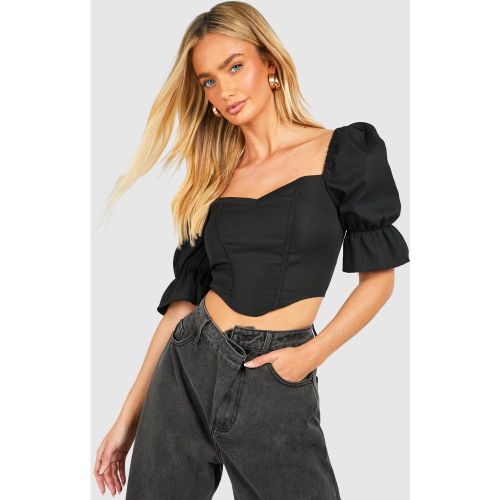 Corset À Manches Bouffantes - 44 - boohoo - Modalova