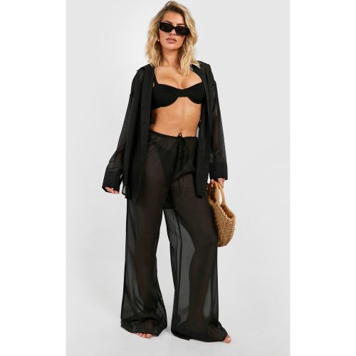 Pantalon De Plage À Cordon De Serrage - L - boohoo - Modalova