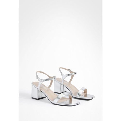 Chaussures À Petit Talon Carré - Pointure Large - 38 - boohoo - Modalova