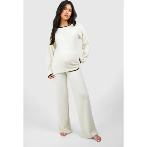 Maternité - Ensemble Confort Côtelé - 38 - boohoo - Modalova