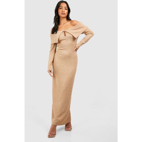 Petite" - Robe Longue À Découpe - 34 - boohoo - Modalova
