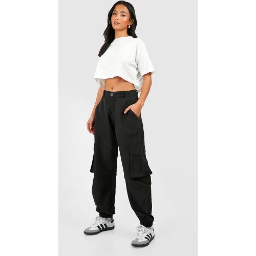 Petite" - Pantalon Cargo À Ourlets Retroussés - 34 - boohoo - Modalova