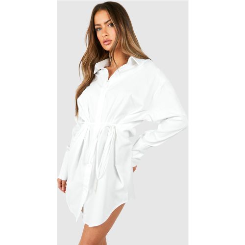 Robe Chemise Cintrée À Épaulettes - 36 - boohoo - Modalova