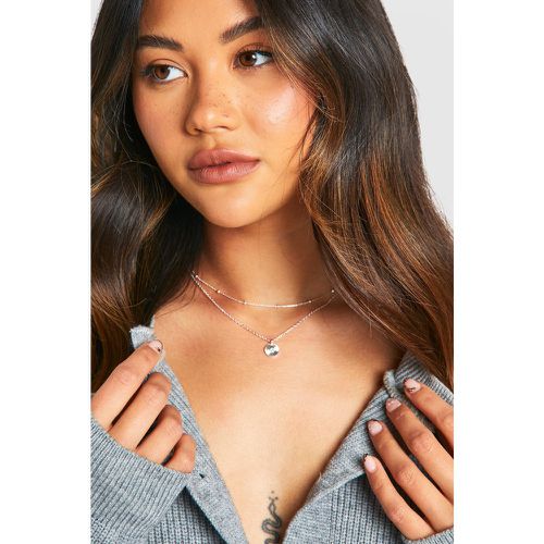 Collier À Pendentif Délicat À Chaînes Multiples - One Size - boohoo - Modalova