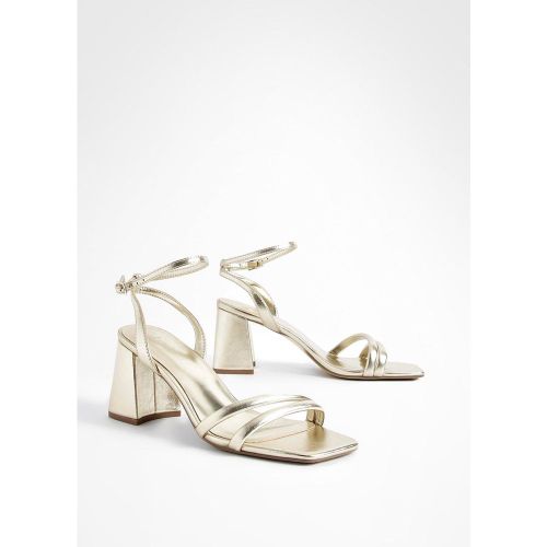 Chaussures Matelassées À Talon Carré - 36 - boohoo - Modalova