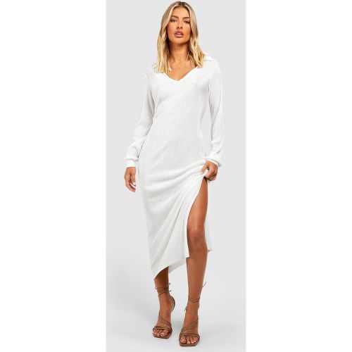 Robe Mi-Longue Plissée - 38 - boohoo - Modalova