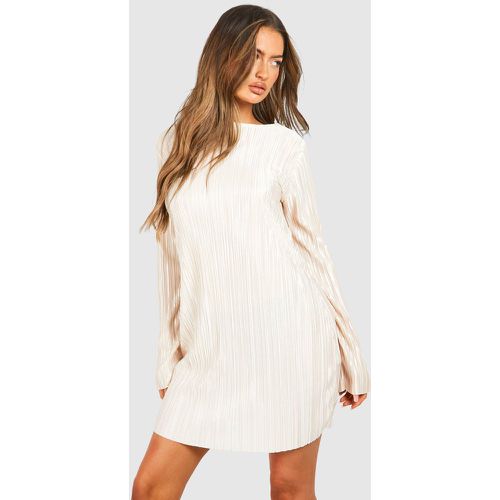 Robe Droite Plissée - 46 - boohoo - Modalova