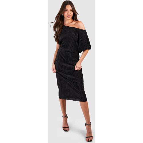 Robe Mi-Longue Plissée - 36 - boohoo - Modalova