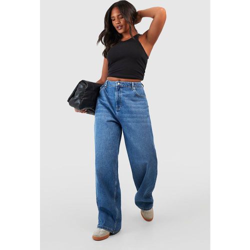 Grande Taille - Jean Droit - 46 - boohoo - Modalova