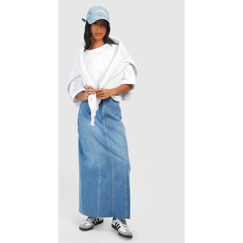 Petite" - Jupe Longue À Coutures Apparentes - 38 - boohoo - Modalova