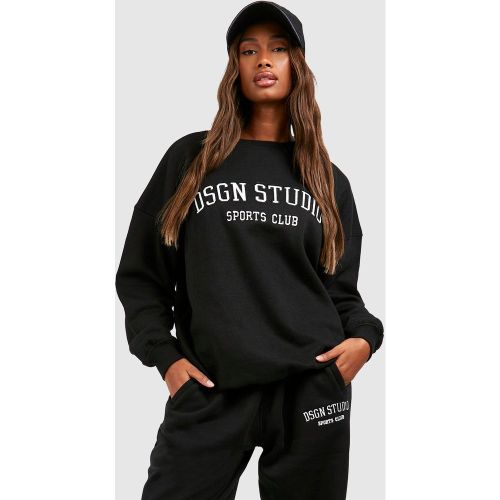 Sweat Oversize À Écusson Dsgn Studio - S - boohoo - Modalova