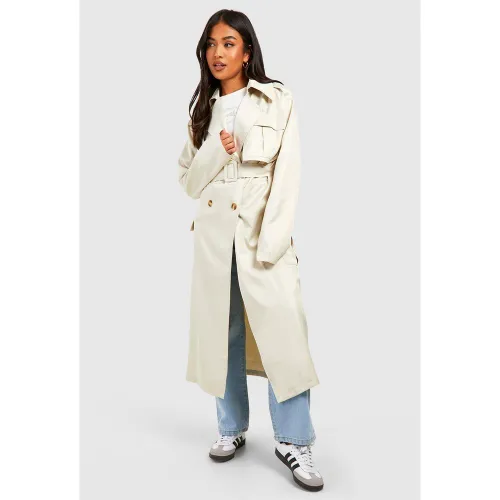 Petite" - Trench Long - 36 - boohoo - Modalova