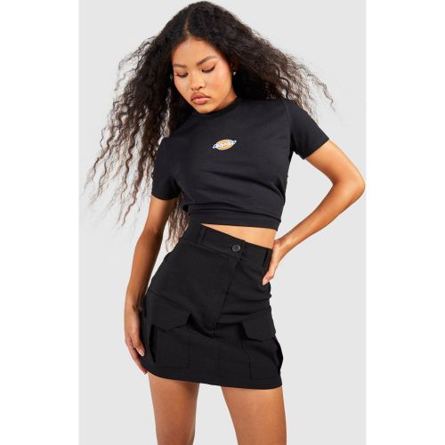 Mini-Jupe Cargo - Noir - 34, Noir - boohoo - Modalova