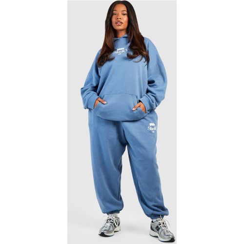 Grande Taille - Jogging À Slogan - 44 - boohoo - Modalova