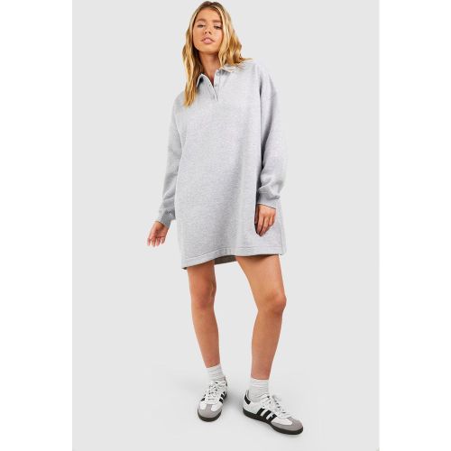 Robe En Sweat Avec Col À Revers - 36 - boohoo - Modalova