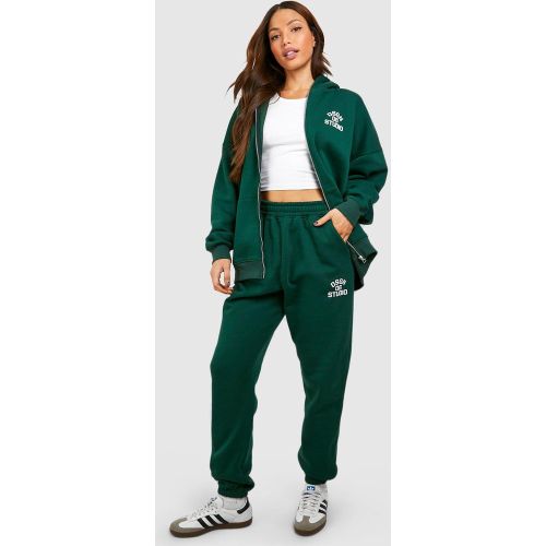 Tall" - Survêtement Zippé À Slogan Dsgn 06 - S - boohoo - Modalova