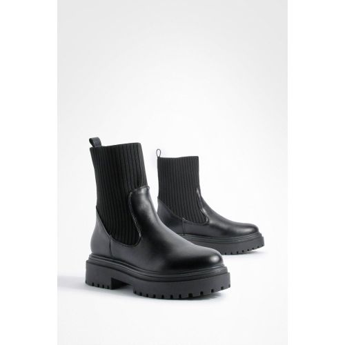 Bottines Chelsea À Plateforme - 36 - boohoo - Modalova
