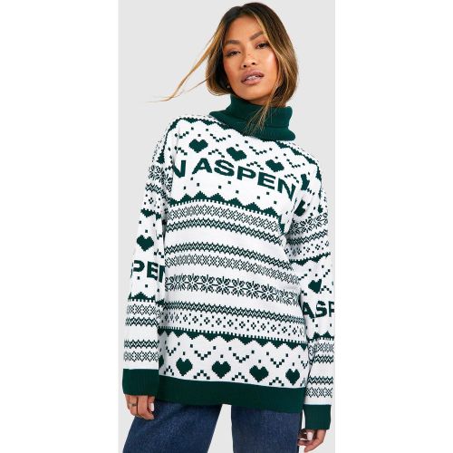 Pull De Noël À Col Roulé - M - boohoo - Modalova