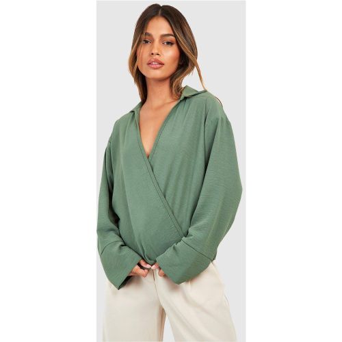 Blouse Cache-Cœur - 40 - boohoo - Modalova