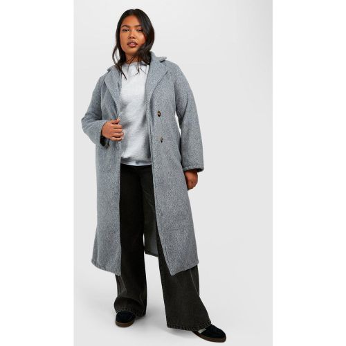 Manteau Long Croisé - 36 - boohoo - Modalova