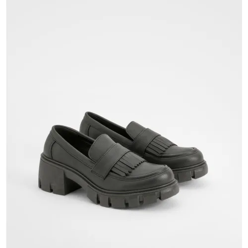Mocassins Cloutés À Plateforme - 37 - boohoo - Modalova