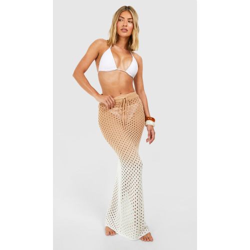 Jupe Longue De Plage En Crochet - S - boohoo - Modalova