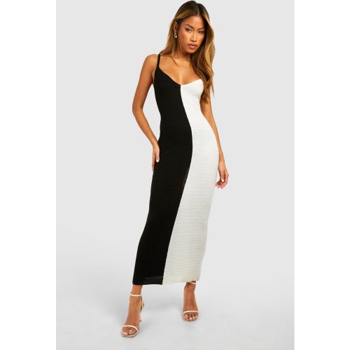 Robe Longue Color Block - M - boohoo - Modalova