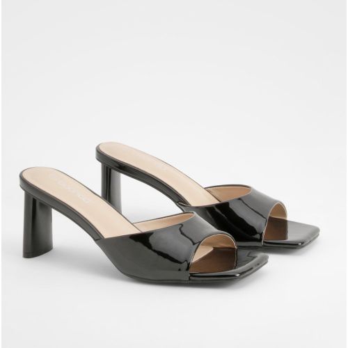 Mules Carrées À Talon - 37 - boohoo - Modalova