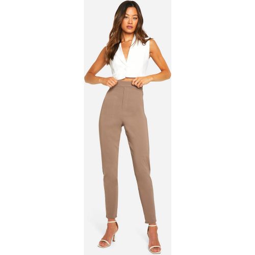Tall" - Pantalon De Costume Fuselé À Slogan - 36 - boohoo - Modalova