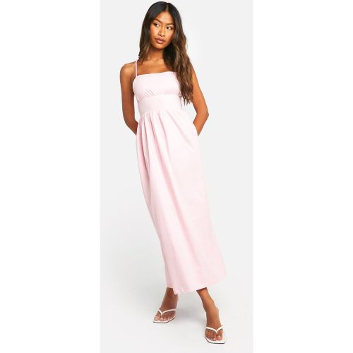 Robe Mi-Longue Nouée Au Dos - 36 - boohoo - Modalova