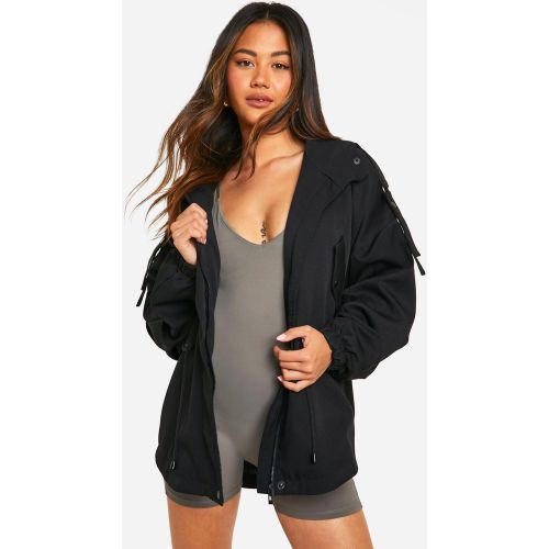 Imperméable Cintré À Capuche - 40 - boohoo - Modalova