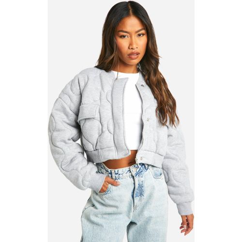 Bomber Matelassé - 40 - boohoo - Modalova