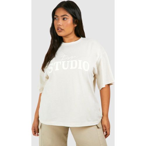Grande Taille - T-Shirt Oversize À Slogan Dsgn Studio - 44 - boohoo - Modalova