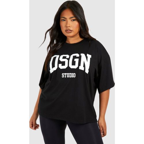Grande Taille - T-Shirt Oversize À Logo - 54 - boohoo - Modalova