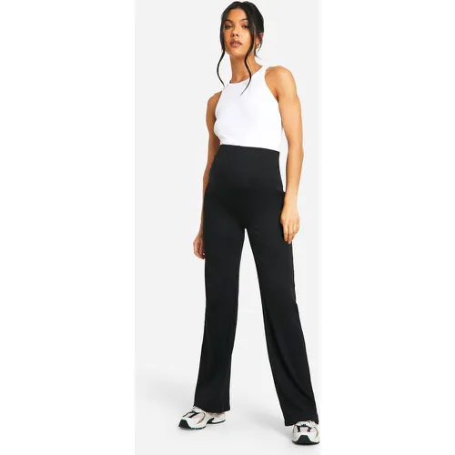 Maternité - Pantalon De Grossesse Large Côtelé - 38 - boohoo - Modalova