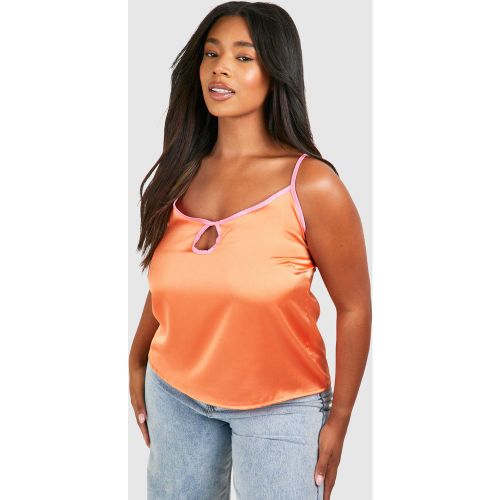 Grande Taille - Débardeur À Découpes Contrastantes - 44 - boohoo - Modalova