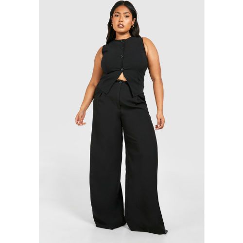 Grande Taille - Pantalon Large De Tailleur - 44 - boohoo - Modalova
