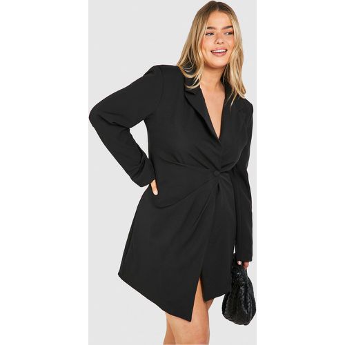 Grande Taille - Robe Blazer Drapée - boohoo - Modalova