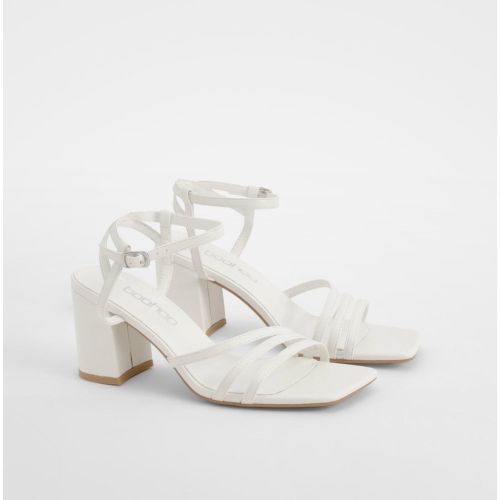 Chaussures Asymétriques À Talon Carré - 36 - boohoo - Modalova