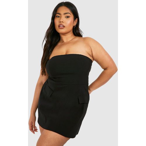 Grande Taille - Robe Courte Bandeau - 48 - boohoo - Modalova