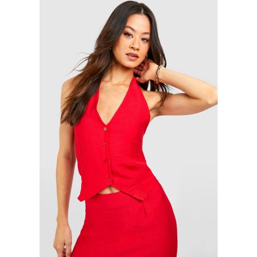 Tall" - Top Texturé Sans Manches - 38 - boohoo - Modalova
