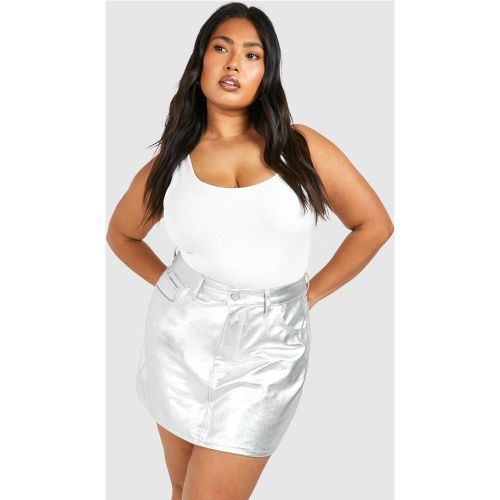 Grande Taille - Mini-Jupe Mé"Tall"isée - 44 - boohoo - Modalova