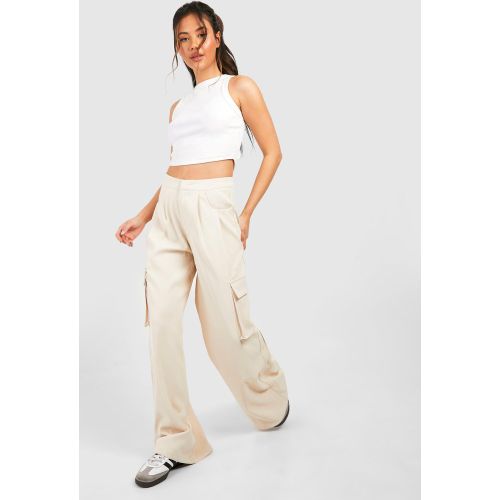 Pantalon Cargo Habillé - 38 - boohoo - Modalova