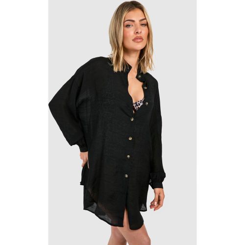 Chemise De Plage Longue - S - boohoo - Modalova