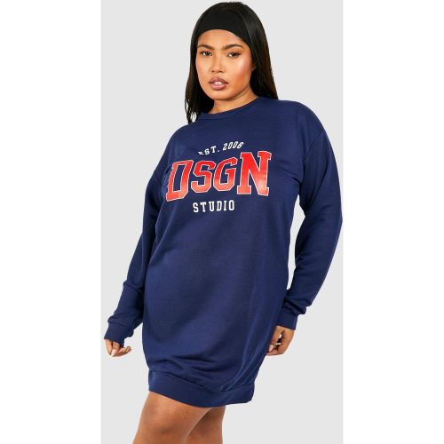 Grande Taille - Robe En Sweat À Slogan Dsgn Studio - 44 - boohoo - Modalova