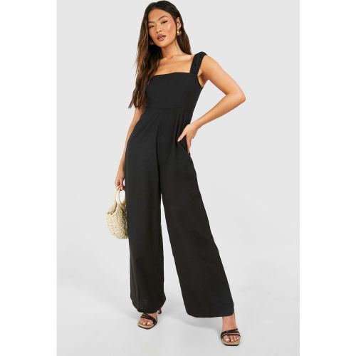 Combinaison Large - Noir - 36, Noir - boohoo - Modalova