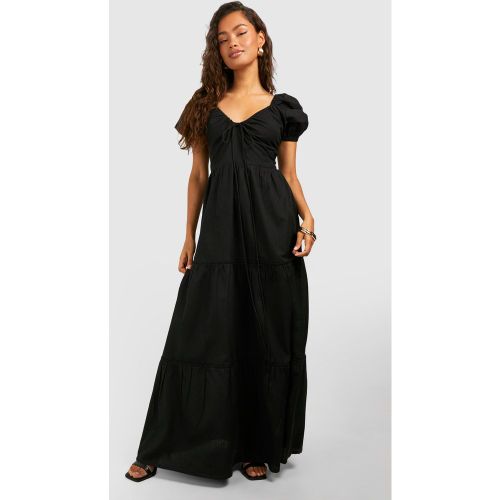 Robe Longue À Manches Bouffantes - 36 - boohoo - Modalova